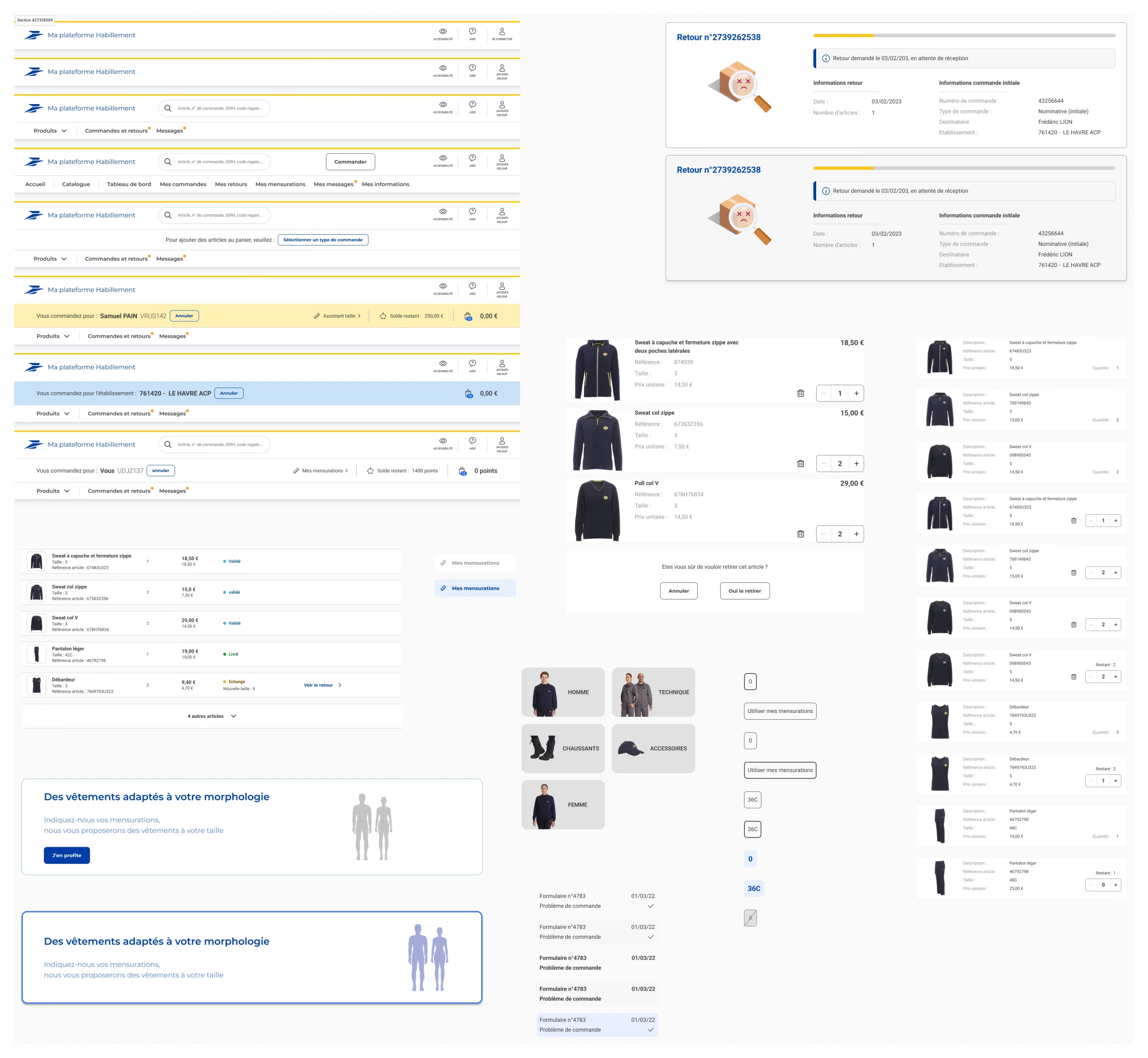 E-commerce La Poste — Design system