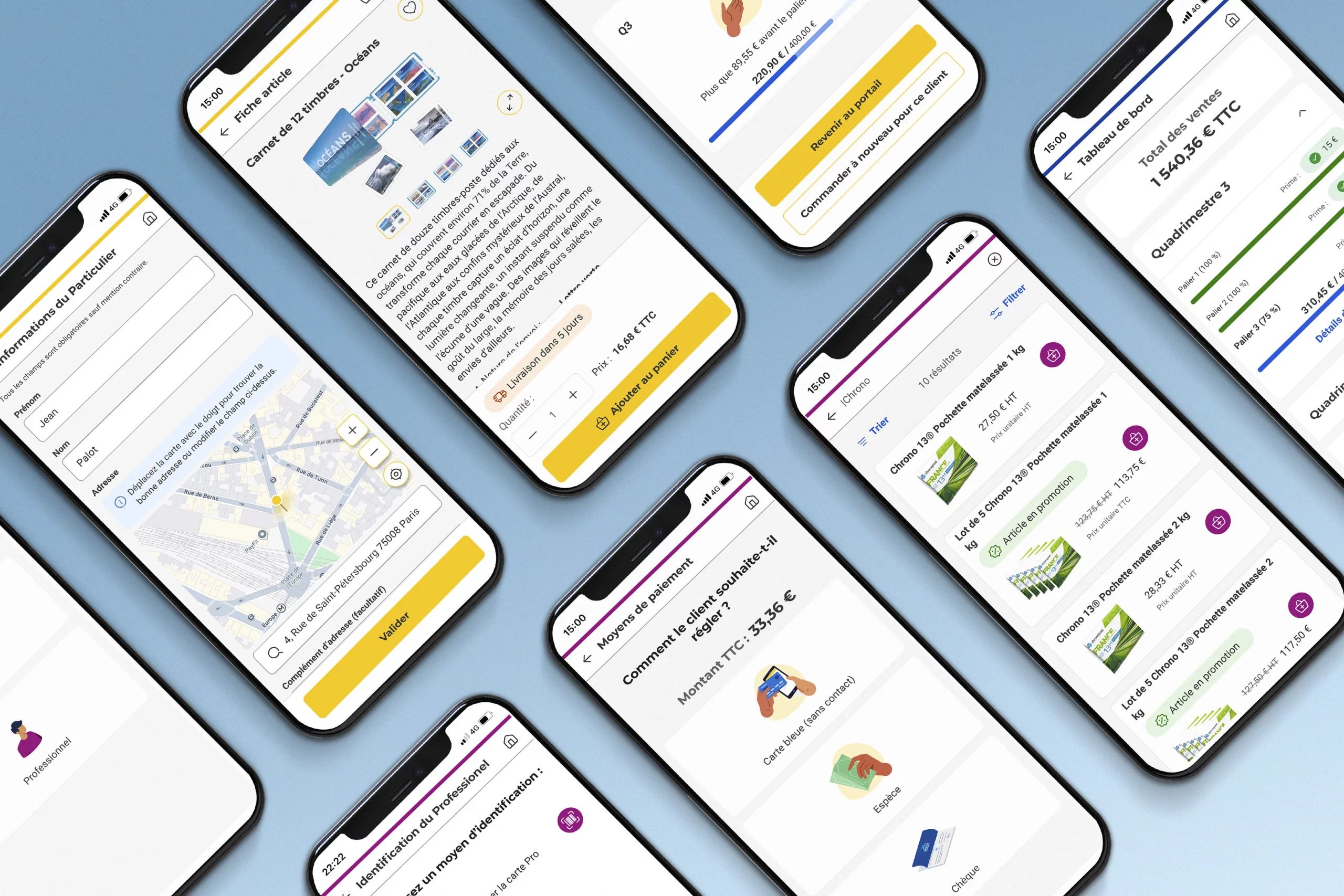 Application CFF — vue 8 mobiles